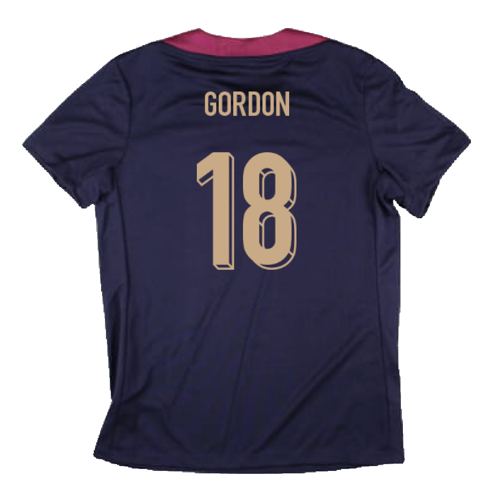 2024-2025 England Strike Dri-Fit Shirt (Purple Ink) - Womens (Gordon 18)