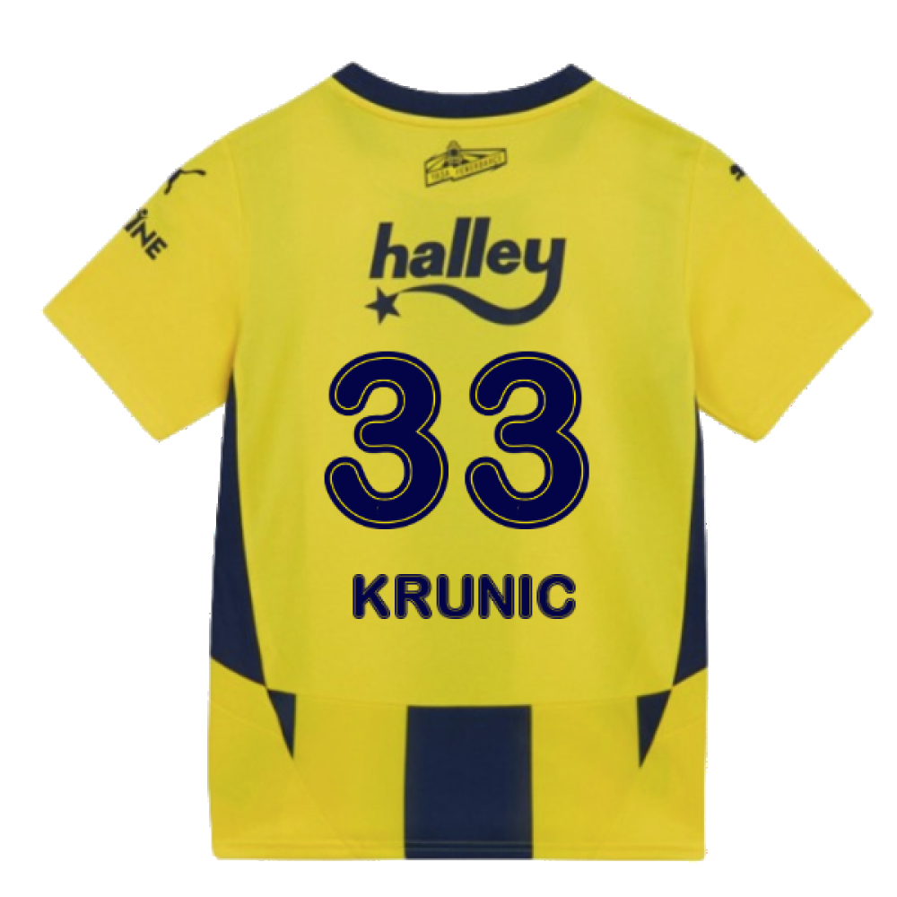 2024-2025 Fenerbahce Home Shirt (Kids) (Krunic 33)