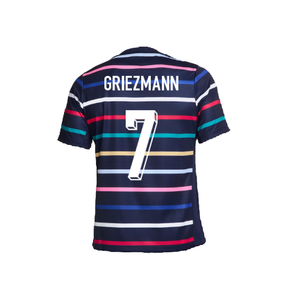 2024-2025 France Academy Pro Home Pre-Match Top (Navy) (Griezmann 7)