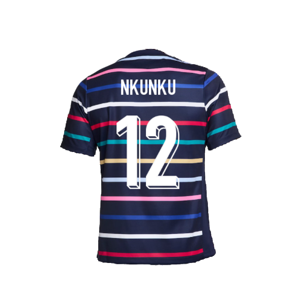 2024-2025 France Academy Pro Home Pre-Match Top (Navy) (Nkunku 12)