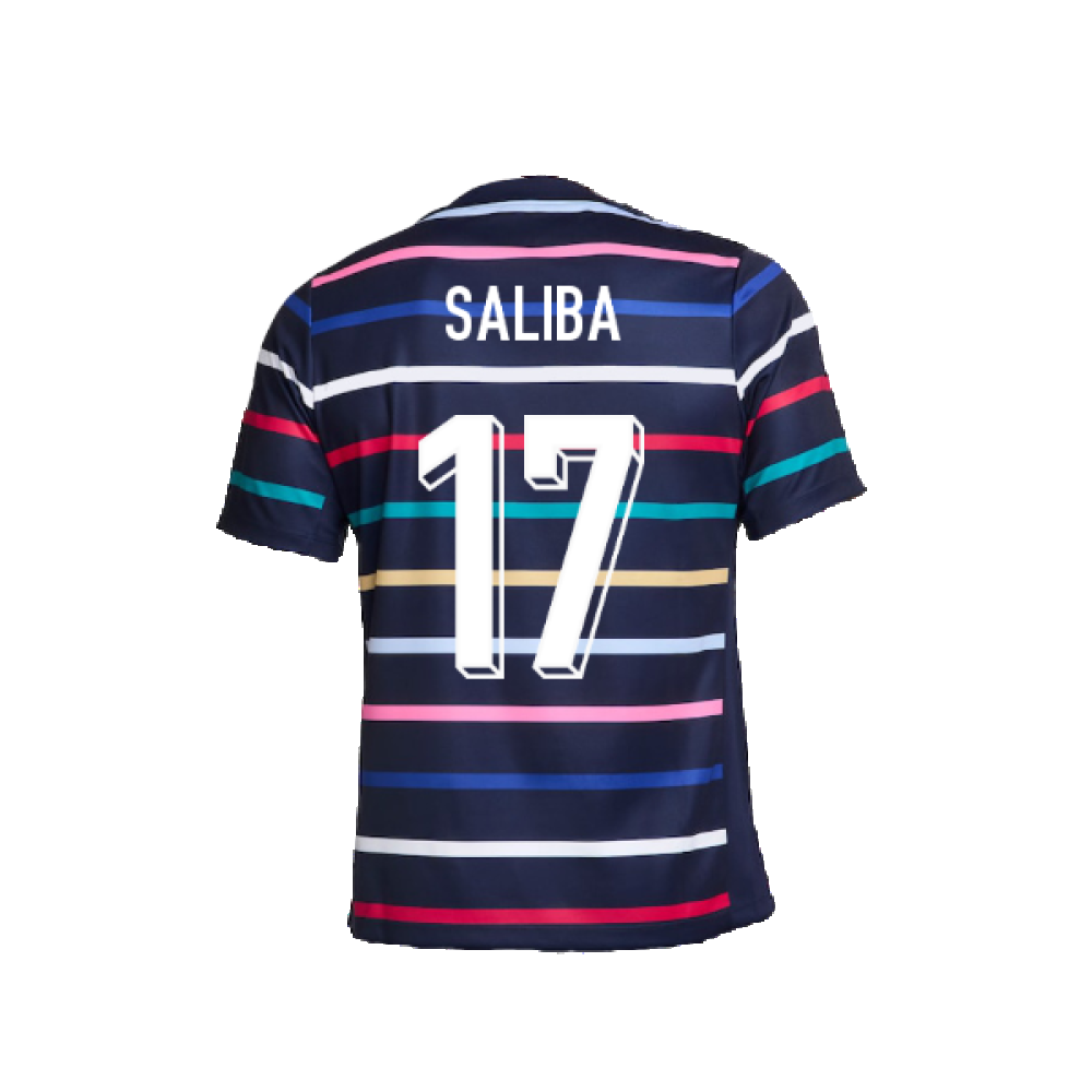 2024-2025 France Academy Pro Home Pre-Match Top (Navy) (Saliba 17)