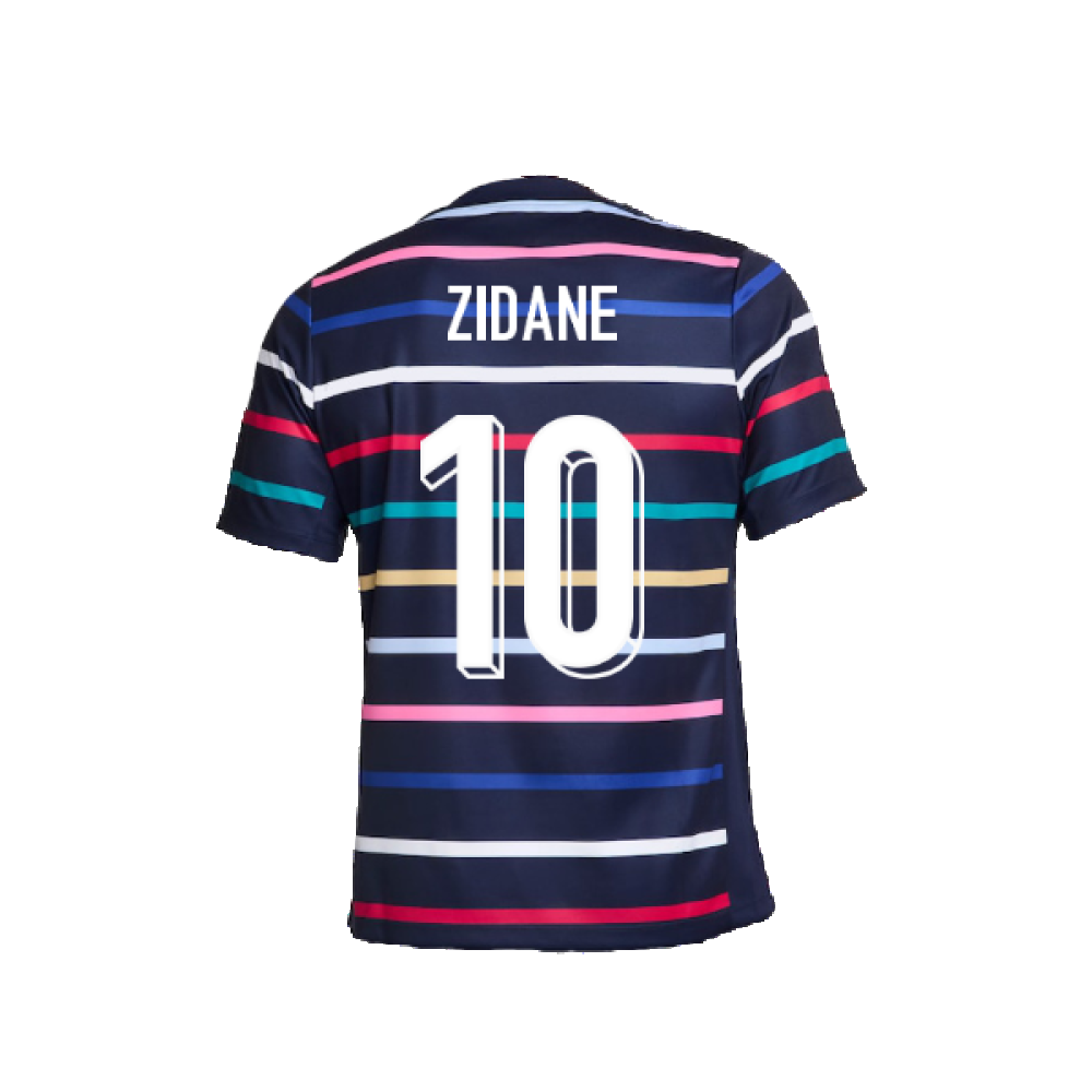 2024-2025 France Academy Pro Home Pre-Match Top (Navy) (Zidane 10)