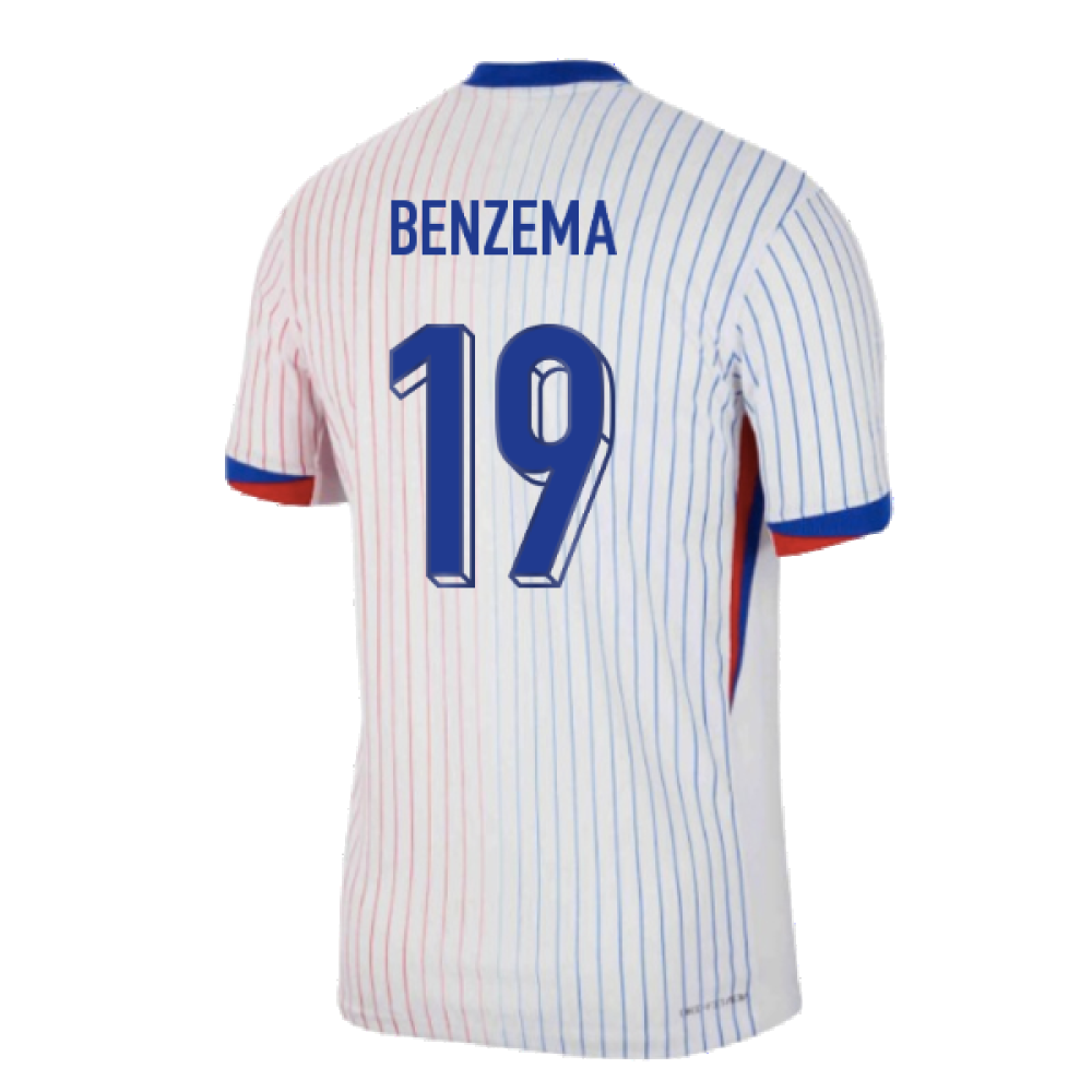 2024-2025 France Away Dri-ADV Match Shirt (Benzema 19)