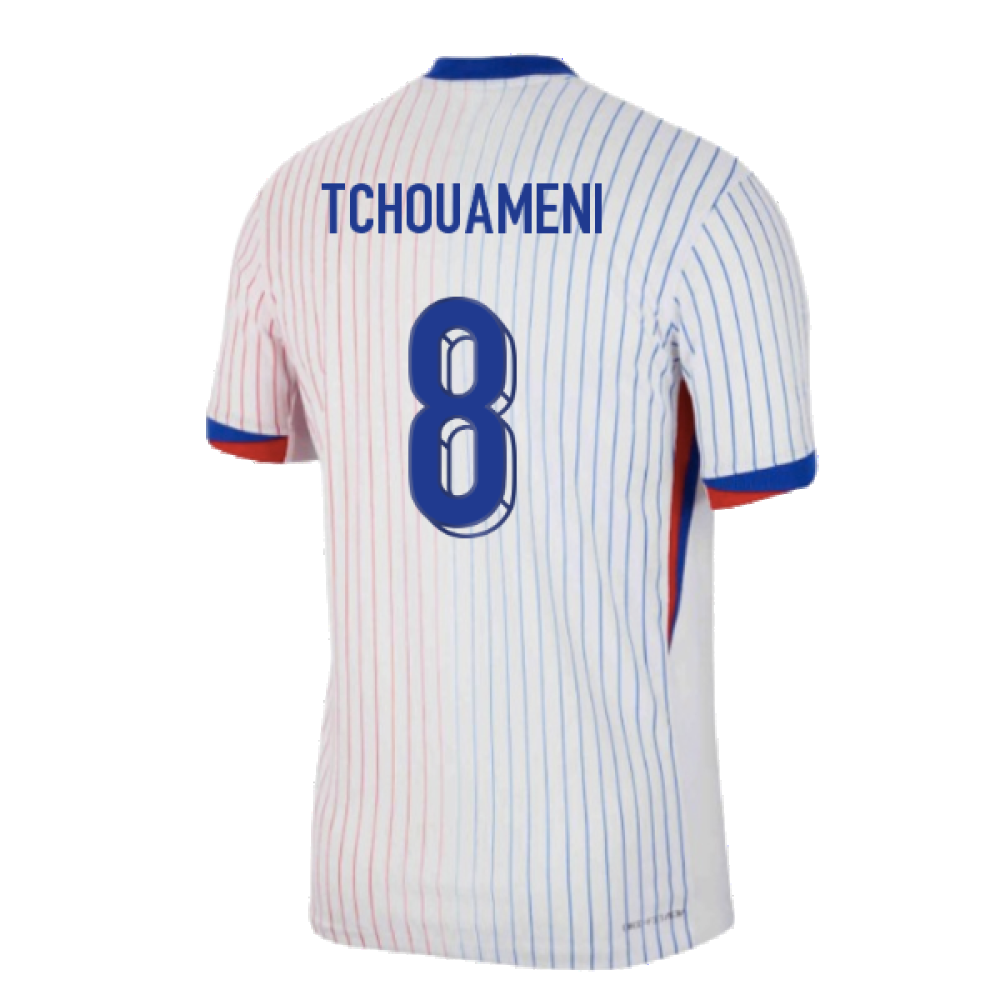 2024-2025 France Away Dri-ADV Match Shirt (Tchouameni 8)