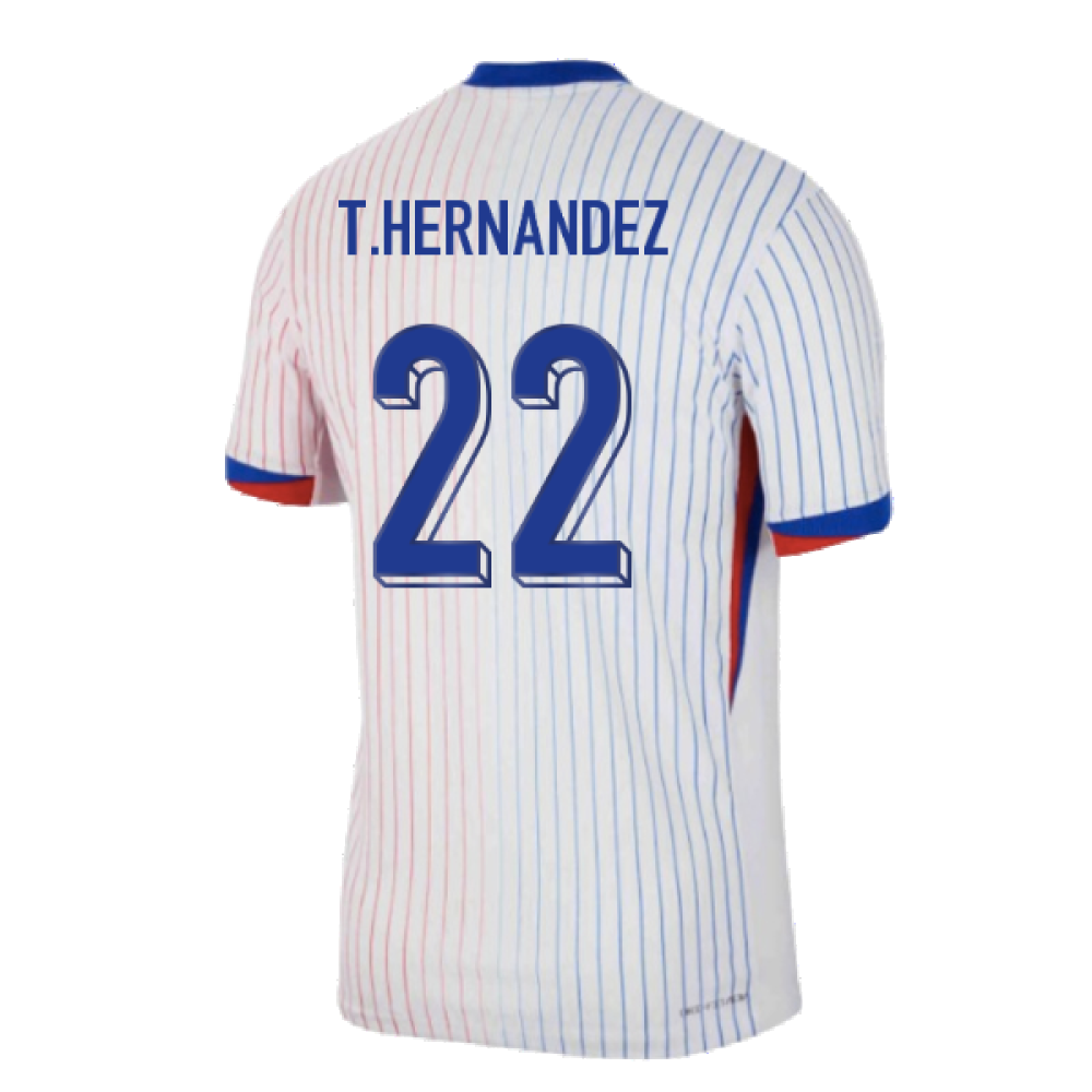 2024-2025 France Away Dri-ADV Match Shirt (T.Hernandez 22)