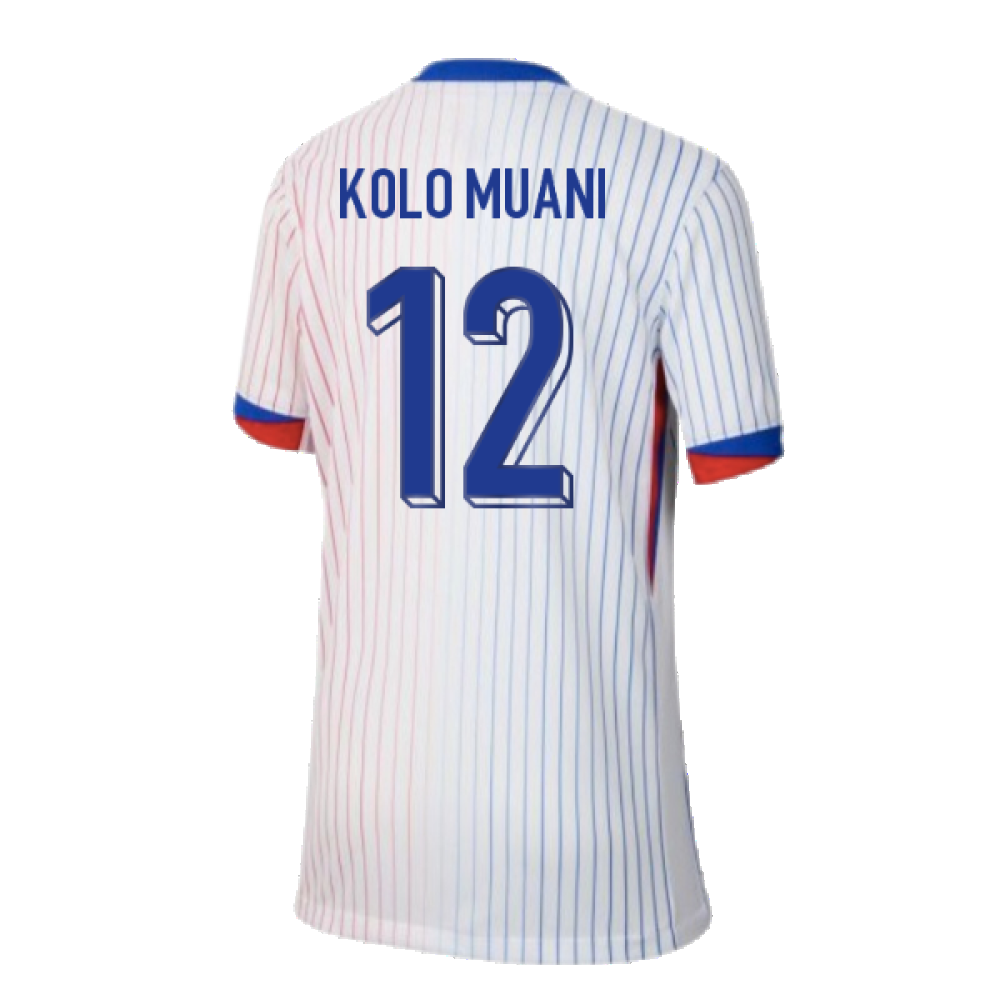 2024-2025 France Away Shirt (Kids) (Kolo Muani 12)