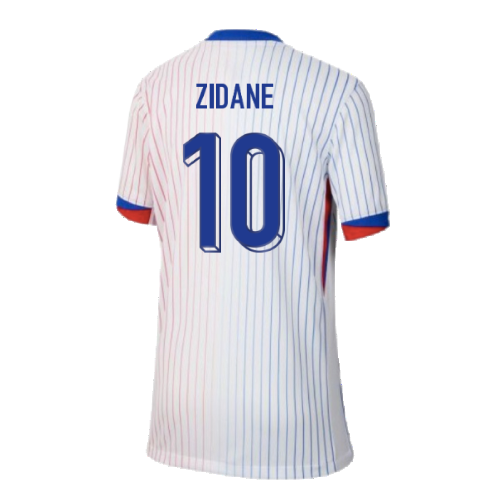 2024-2025 France Away Shirt (Kids) (Zidane 10)