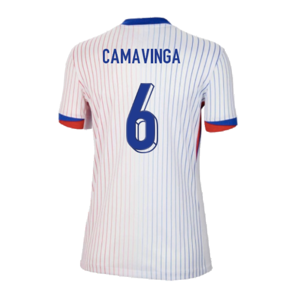 2024-2025 France Away Shirt (Womens) (Camavinga 6)