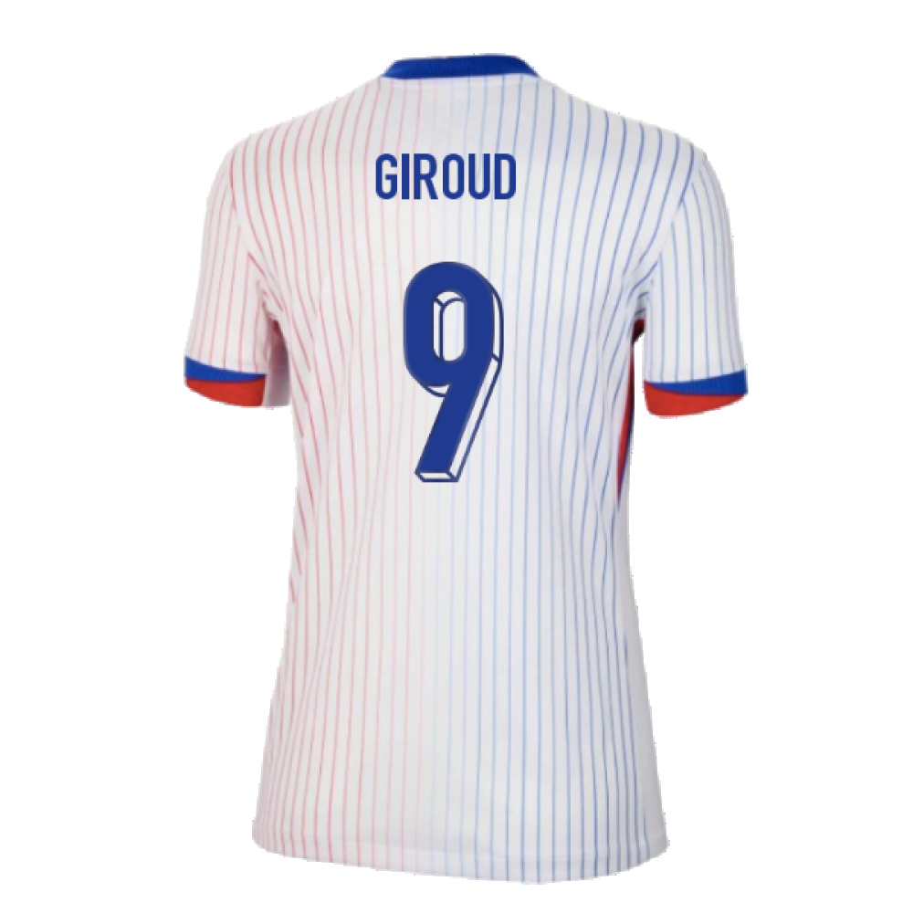 2024-2025 France Away Shirt (Womens) (Giroud 9)