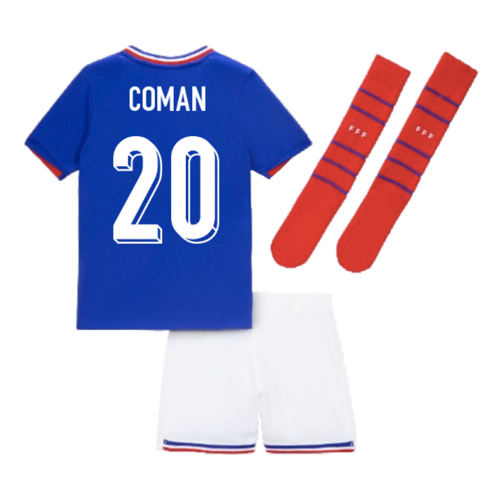 2024-2025 France Home Little Boys Mini Kit (Coman 20)