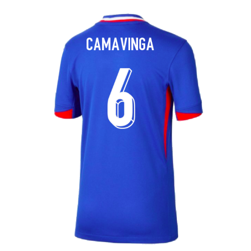 2024-2025 France Home Shirt (Kids) (Camavinga 6)