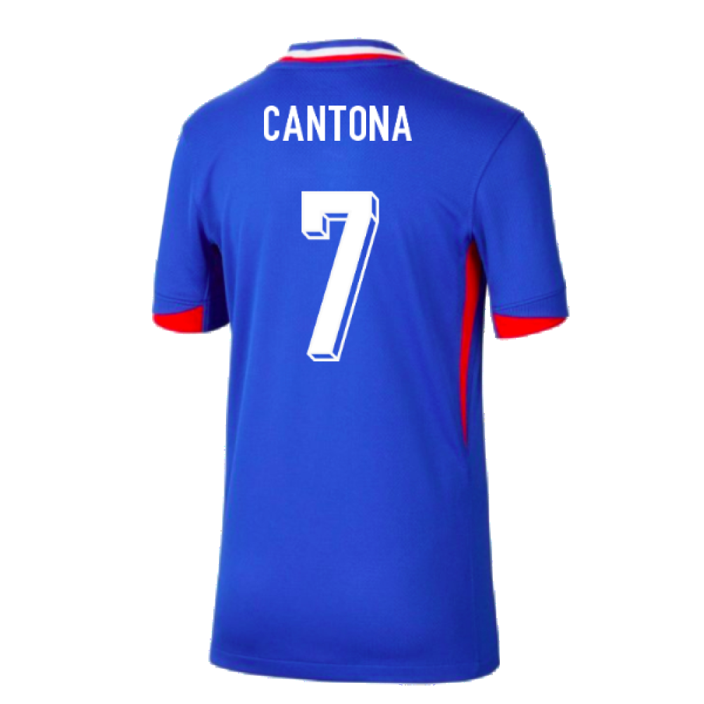 2024-2025 France Home Shirt (Kids) (Cantona 7)