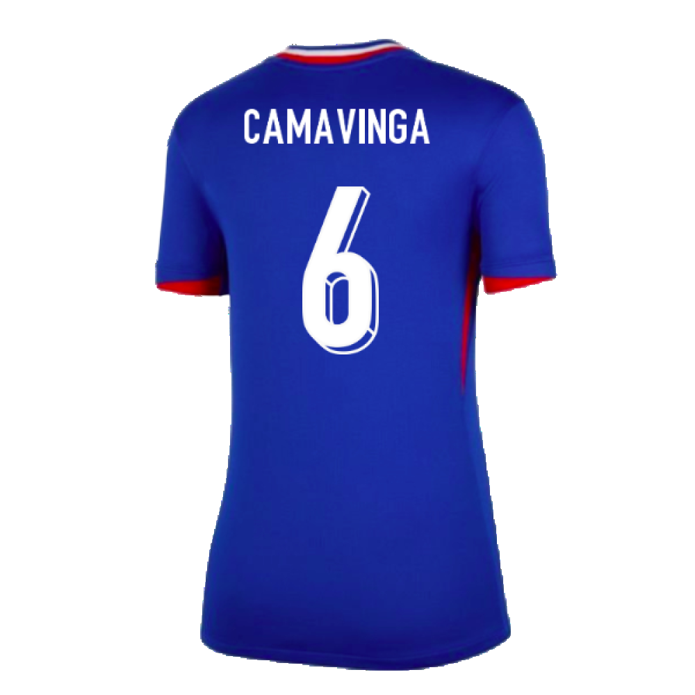 2024-2025 France Home Shirt (Womens) (Camavinga 6)