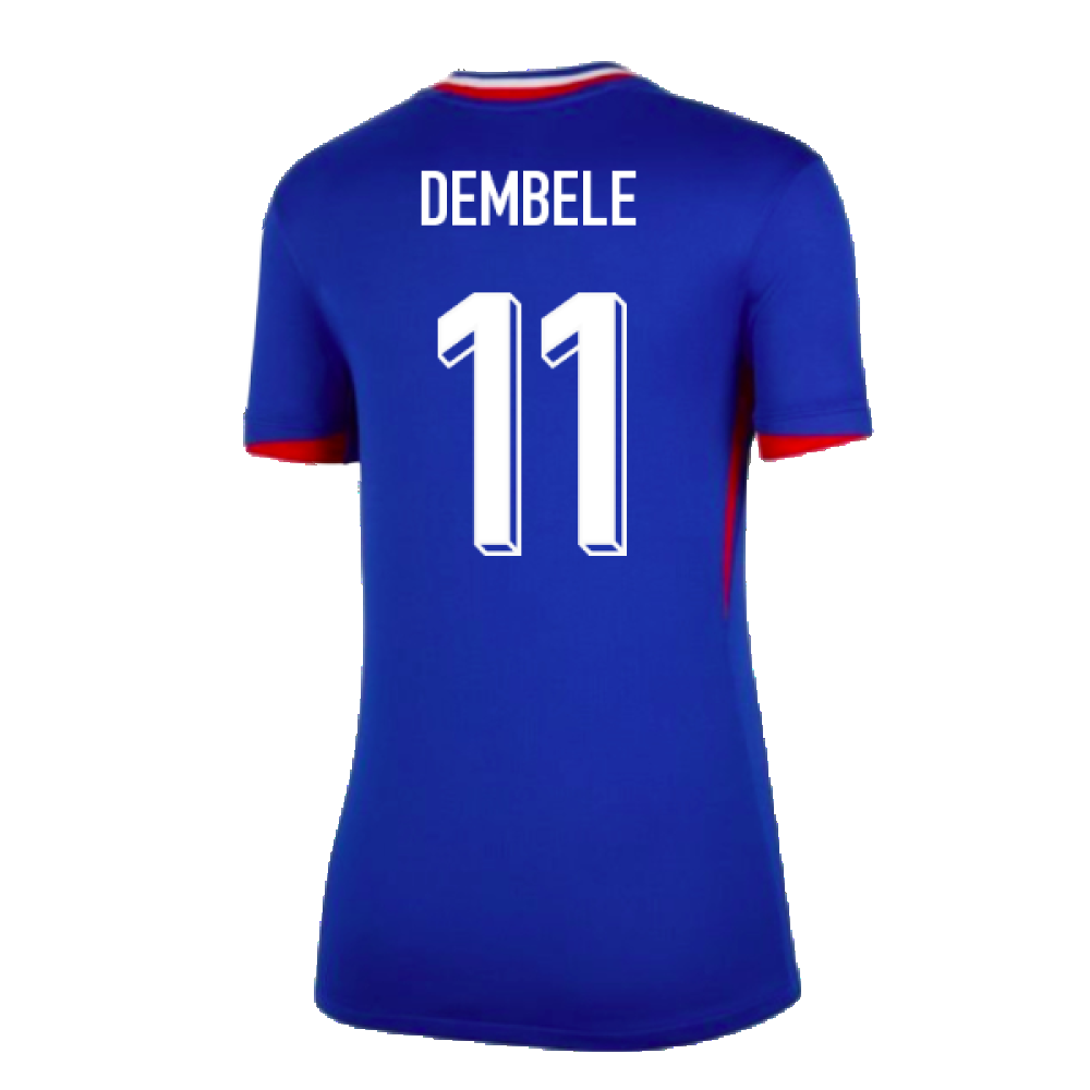 2024-2025 France Home Shirt (Womens) (Dembele 11)