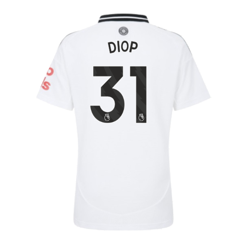 2024-2025 Fulham Home Shirt (Womens) (Diop 31)