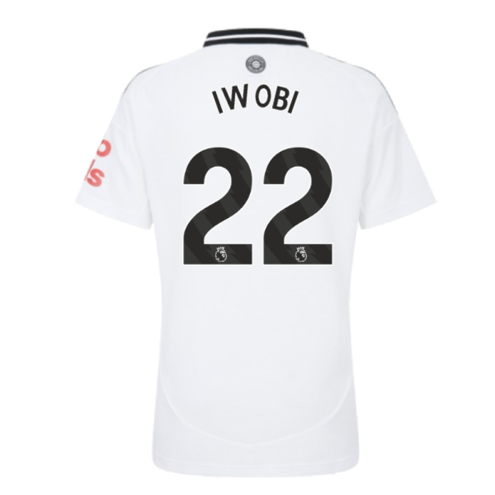 2024-2025 Fulham Home Shirt (Womens) (Iwobi 22)