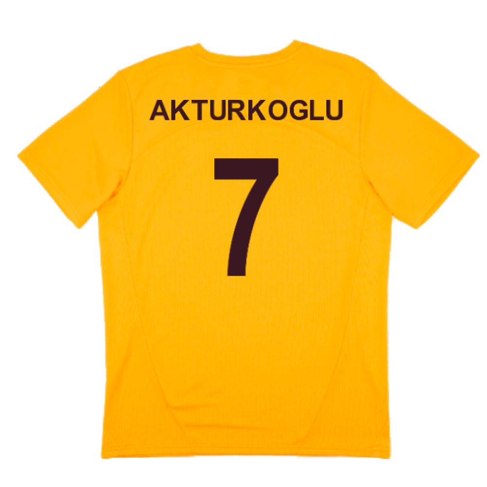 2024-2025 Galatasaray Training Shirt (Orange) (Akturkoglu 7)