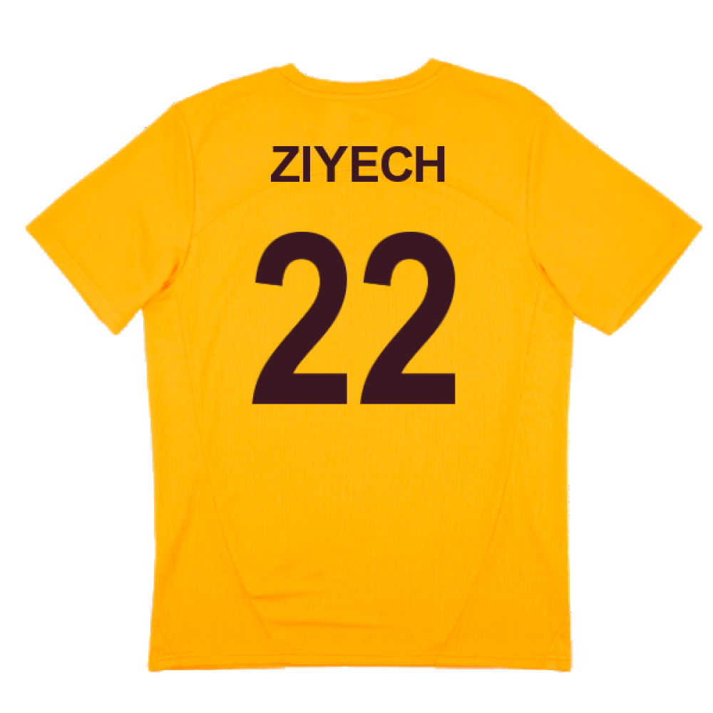 2024-2025 Galatasaray Training Shirt (Orange) (Ziyech 22)