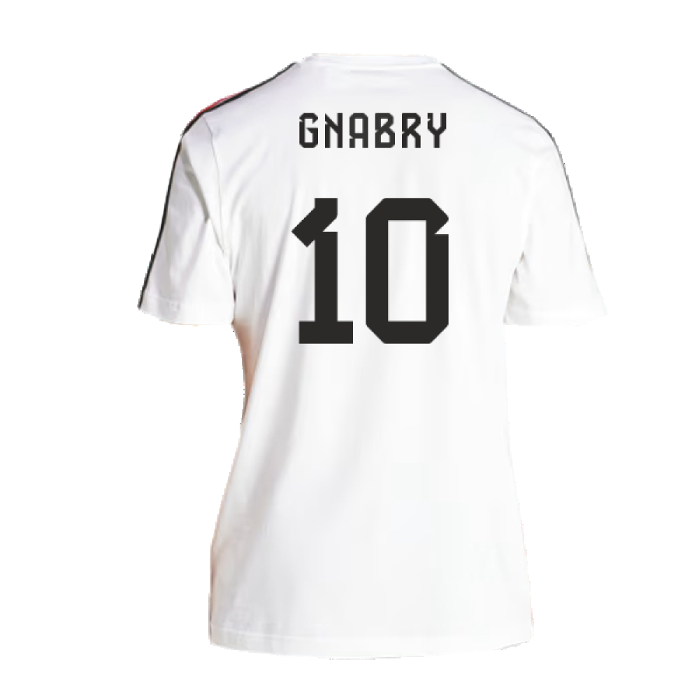 2024-2025 Germany 3S DNA Tee (White) (Gnabry 10)