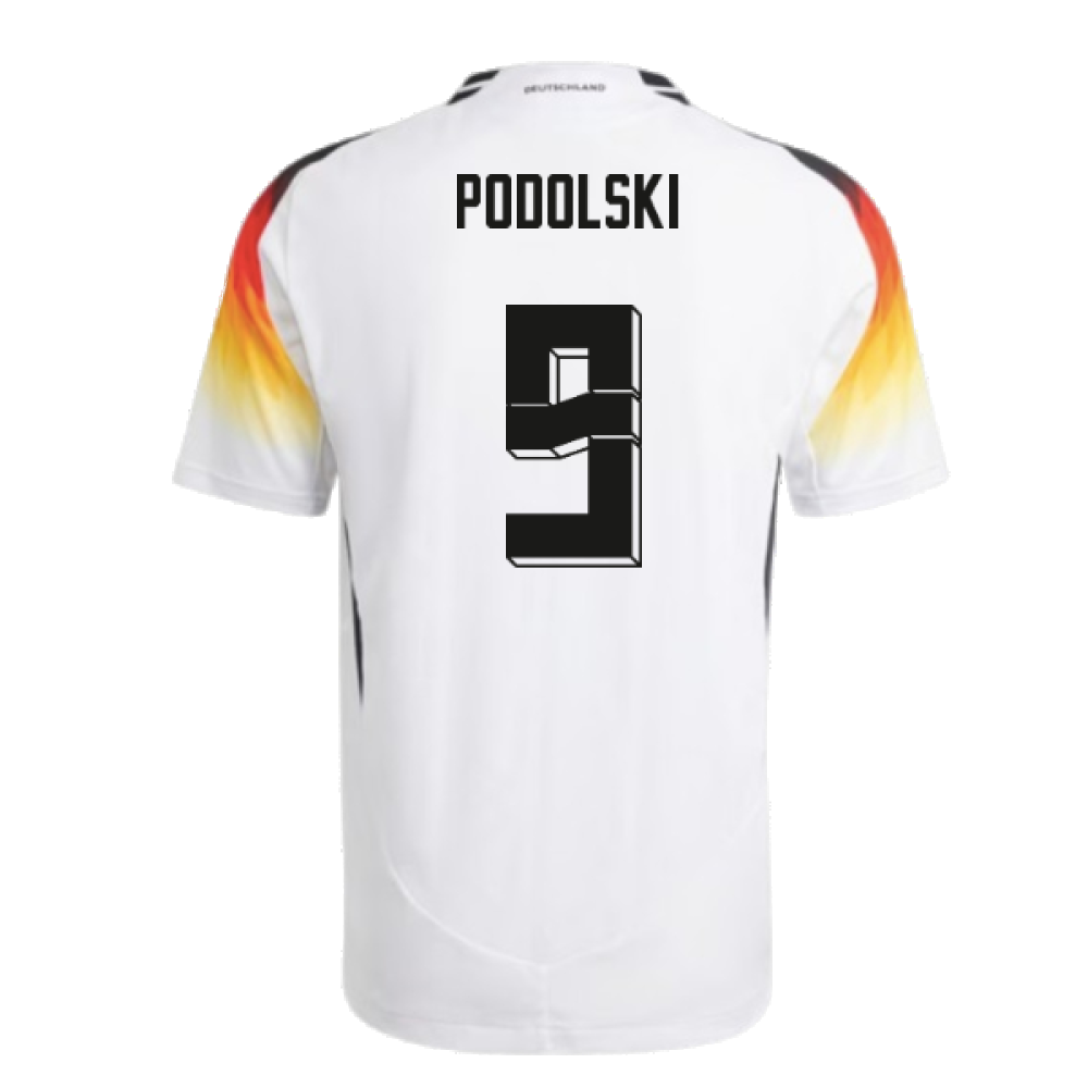 2024-2025 Germany Authentic Home Shirt (Podolski 9)