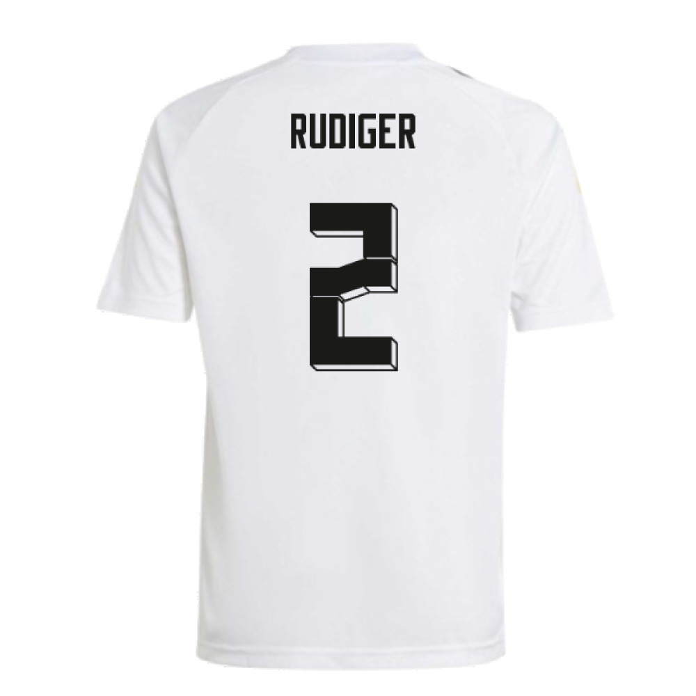 2024-2025 Germany Home Fan Shirt (Kids) (Rudiger 2)