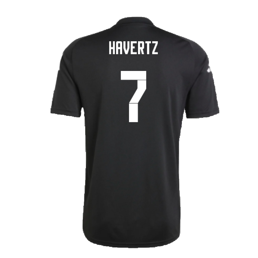 2024-2025 Germany Pre-Match Shirt (Black) (Havertz 7)