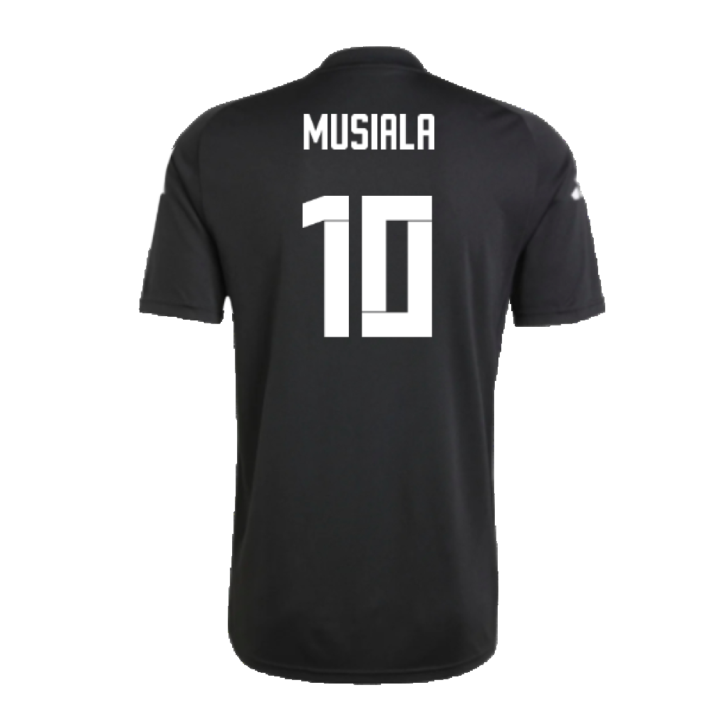 2024-2025 Germany Pre-Match Shirt (Black) (Musiala 10)