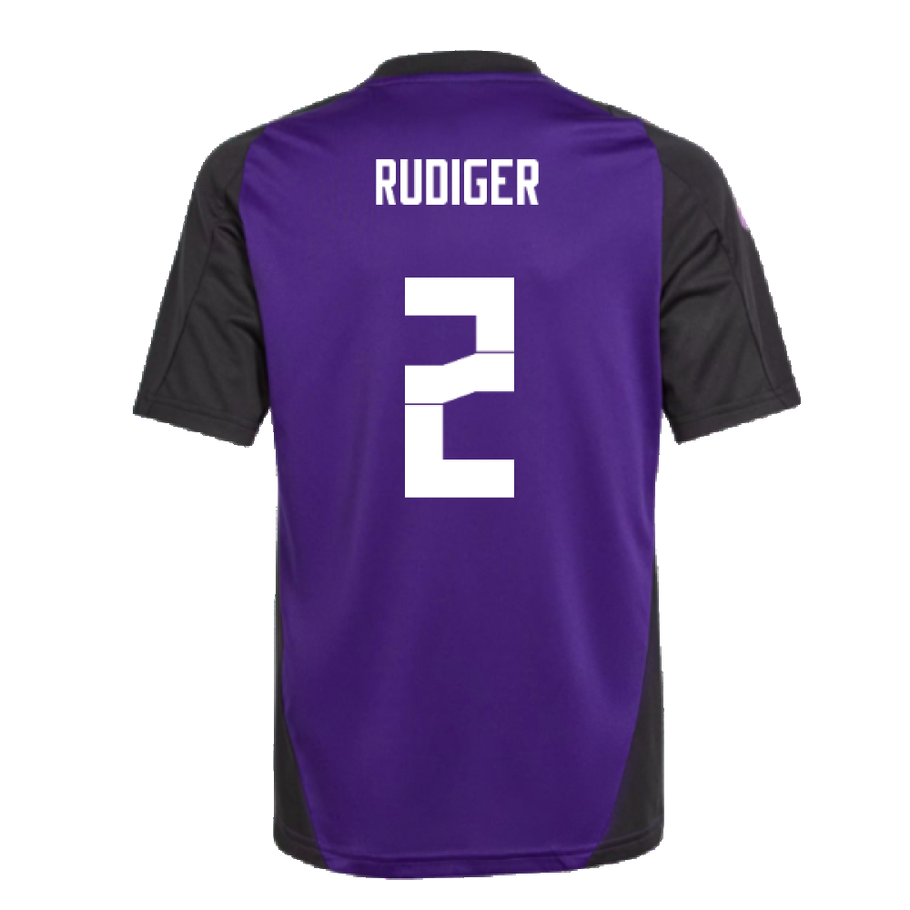 2024-2025 Germany Training Jersey (Purple) - Kids (Rudiger 2)