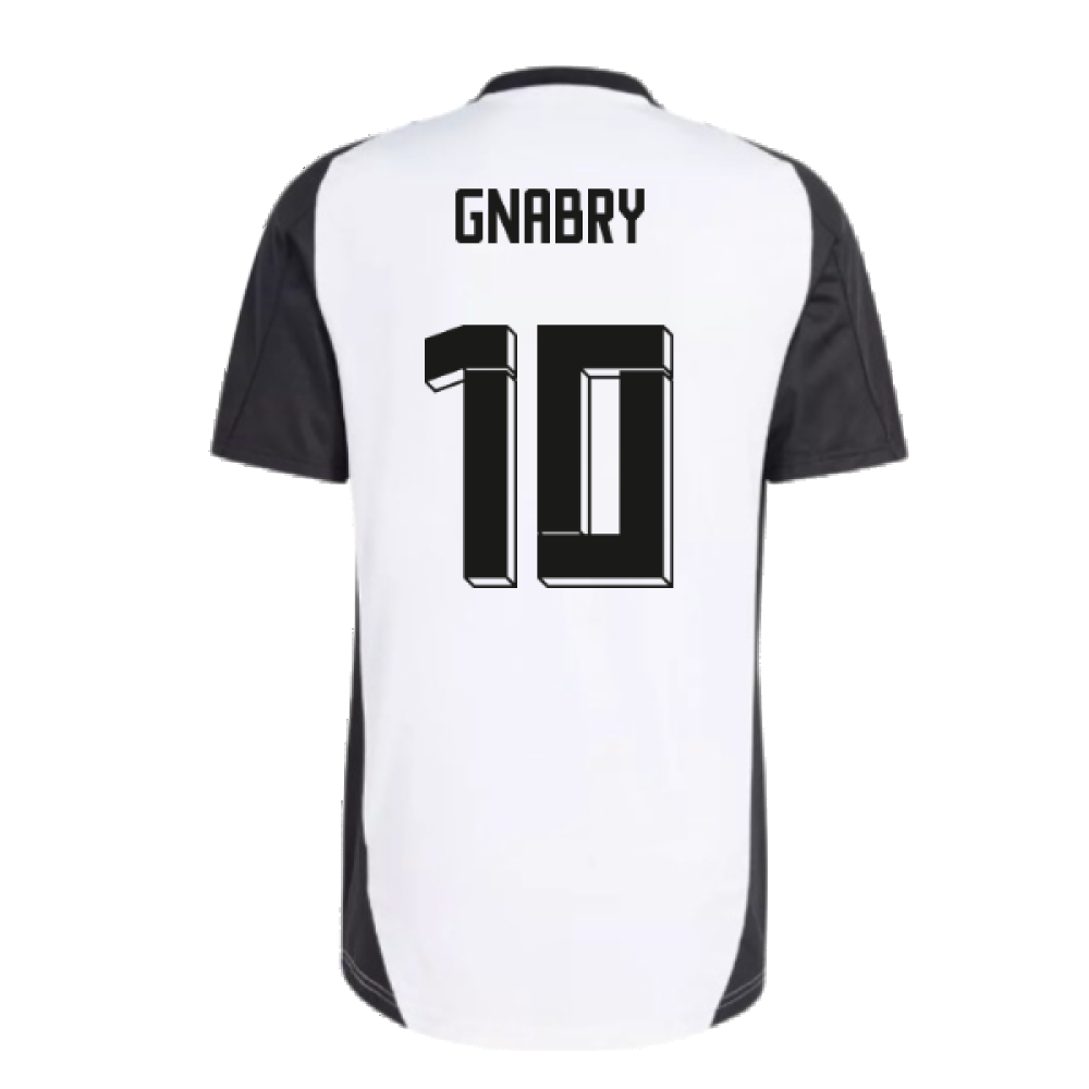 2024-2025 Germany Training Jersey (White) (Gnabry 10)