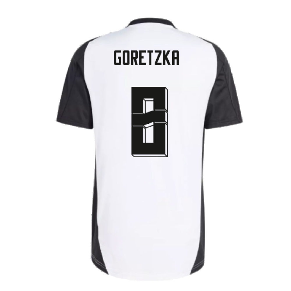 2024-2025 Germany Training Jersey (White) (Goretzka 8)
