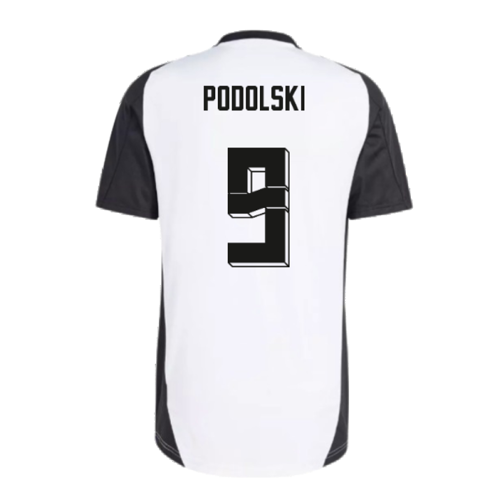 2024-2025 Germany Training Jersey (White) (Podolski 9)