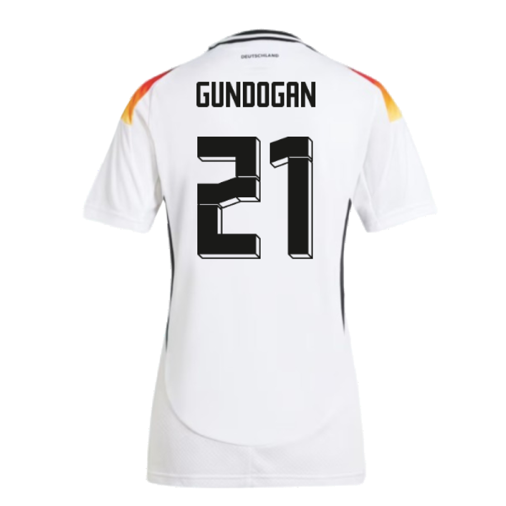 2024-2025 Germany Womens Home Shirt W2 (Ladies) (Gundogan 21)