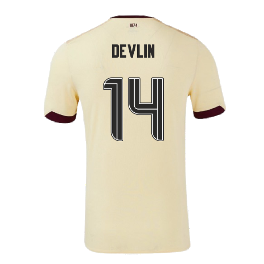 2024-2025 Hearts Away Shirt (Kids) (Devlin 14)