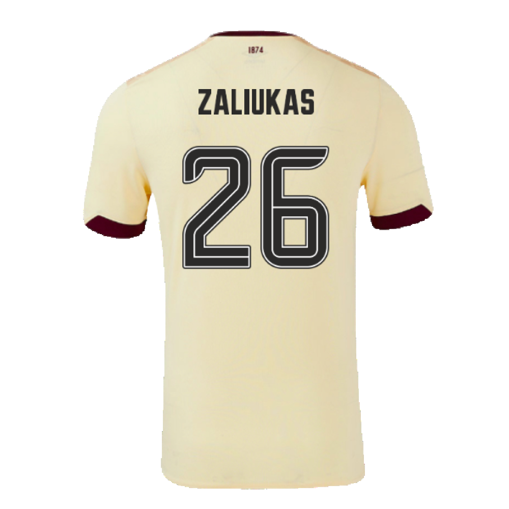 2024-2025 Hearts Away Shirt (Zaliukas 26)