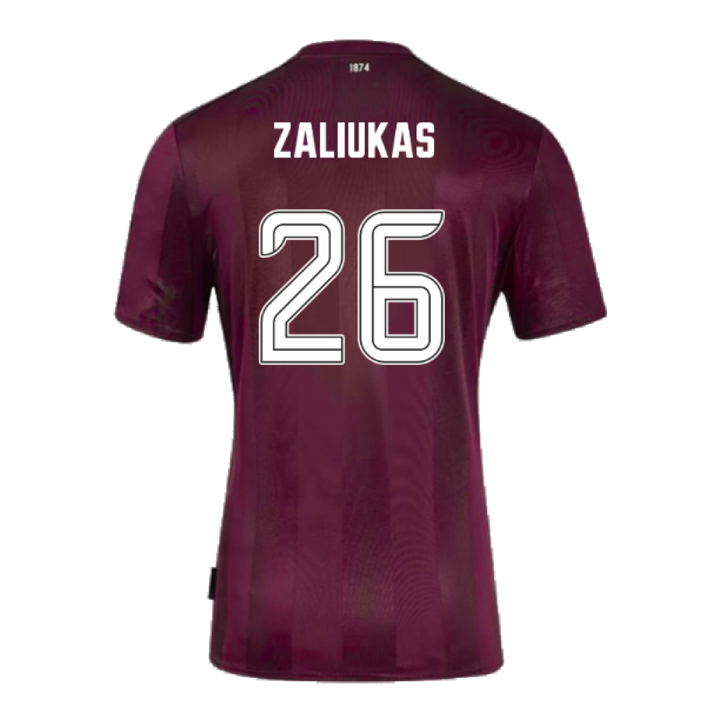 2024-2025 Hearts Home Shirt (Zaliukas 26)