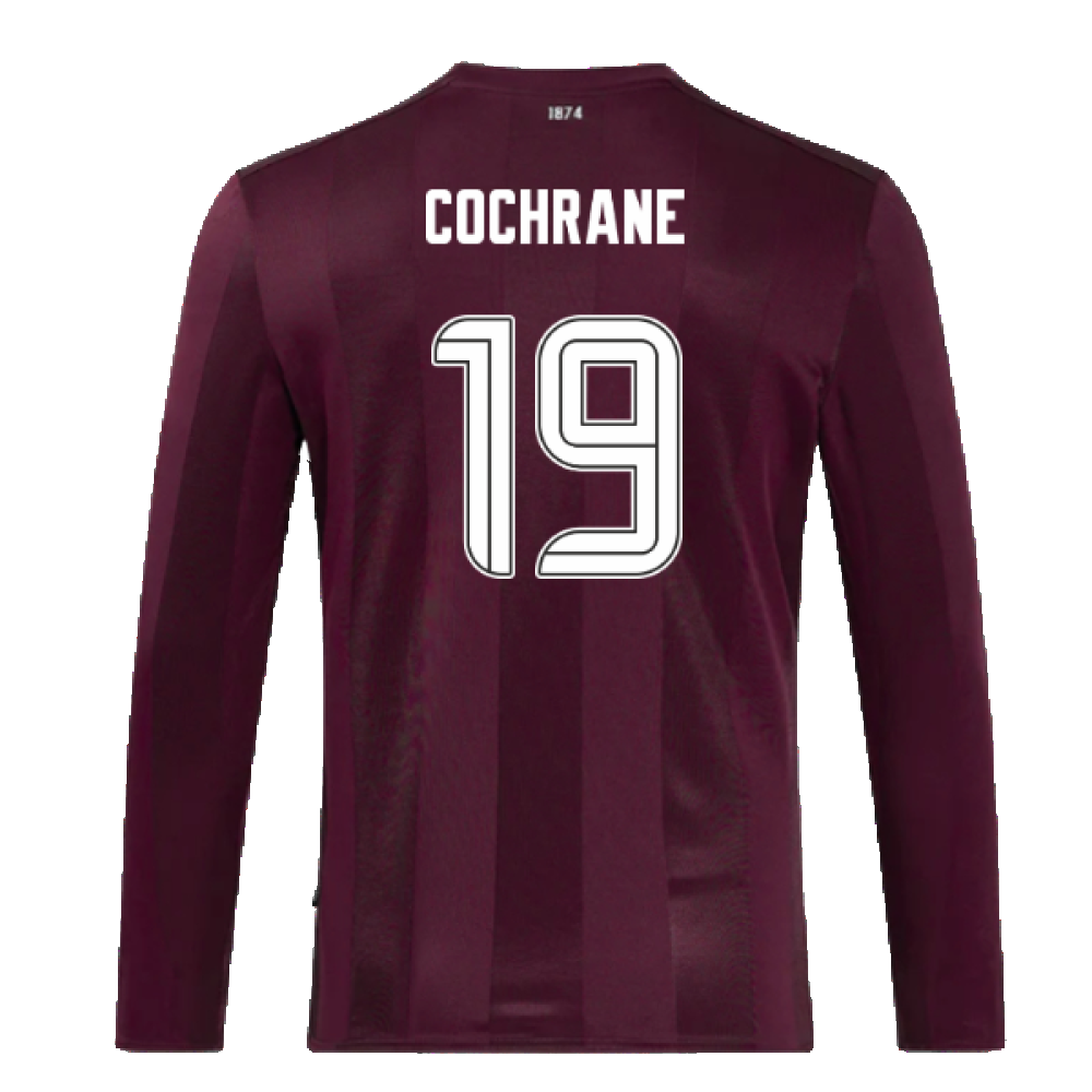 2024-2025 Hearts Long Sleeve Home Shirt (Cochrane 19)
