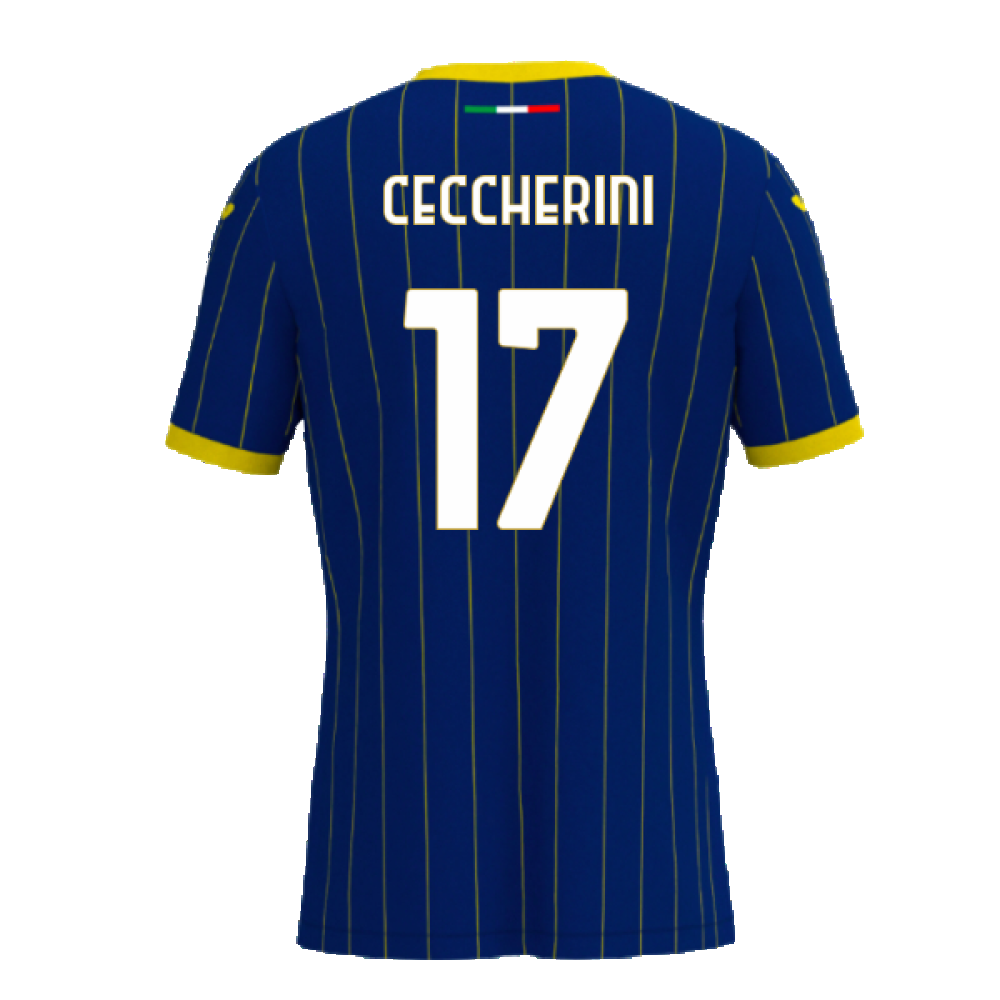 2024-2025 Hellas Verona Home Replica Shirt (Ceccherini 17)