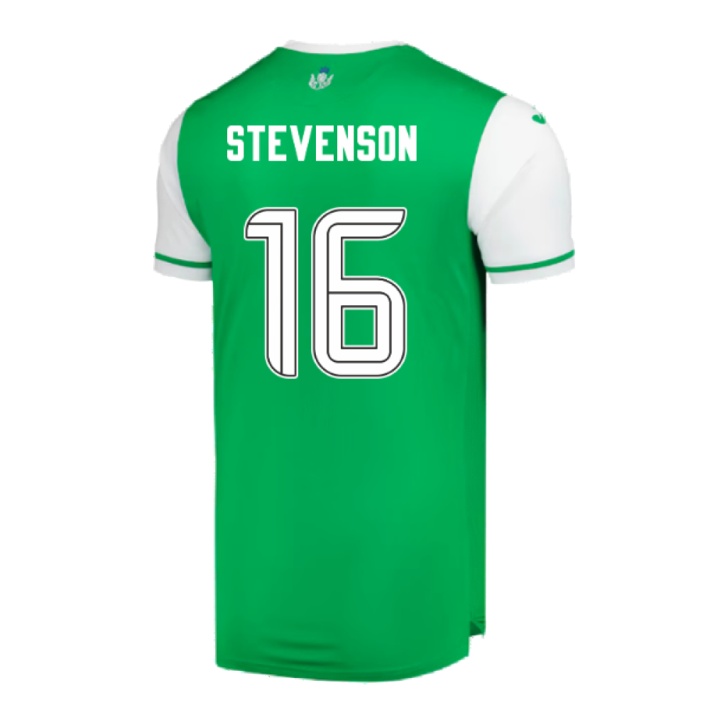 2024-2025 Hibernian Home Shirt (Stevenson 16)