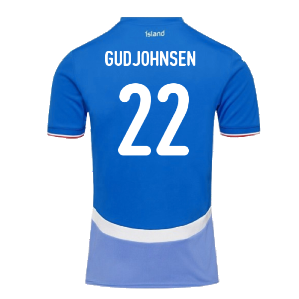 2024-2025 Iceland Home Shirt (Gudjohnsen 22)