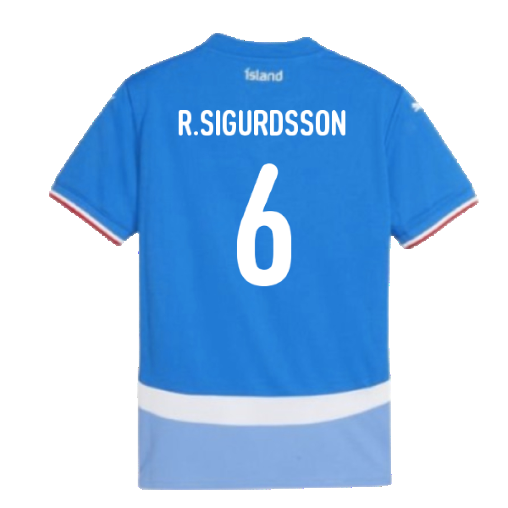 2024-2025 Iceland Home Shirt (Kids) (R.Sigurdsson 6)