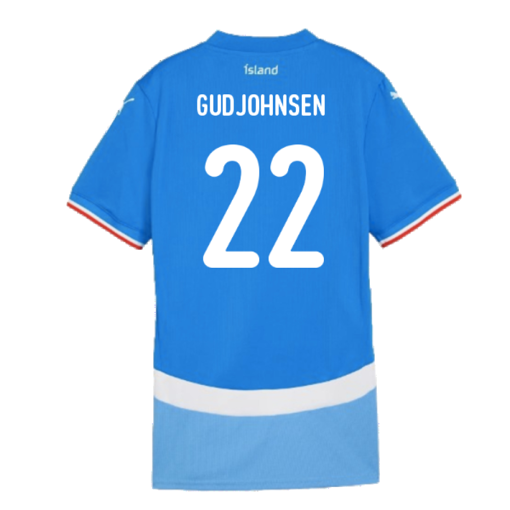 2024-2025 Iceland Home Shirt (Ladies) (Gudjohnsen 22)