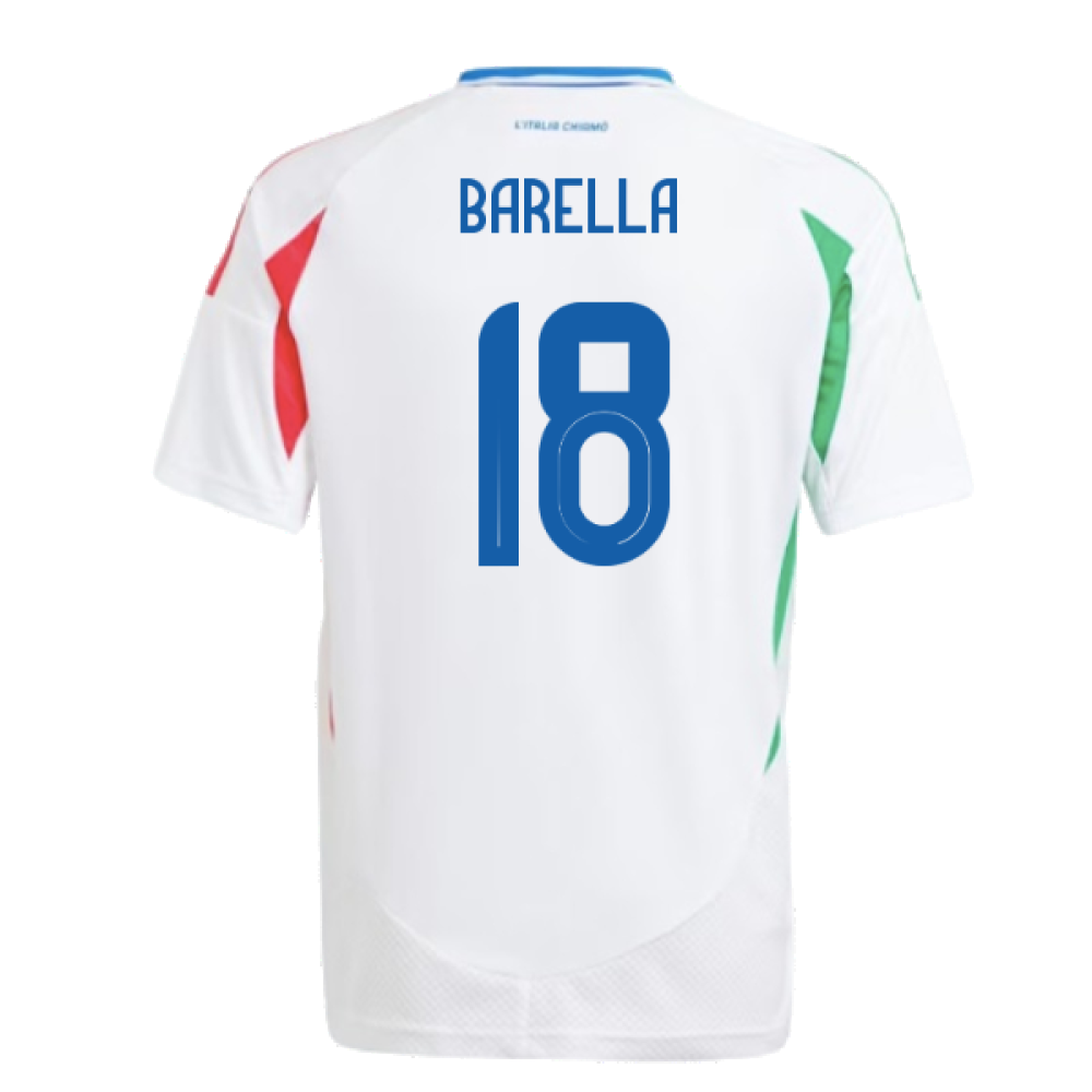 2024-2025 Italy Away Shirt (Kids) (BARELLA 18)