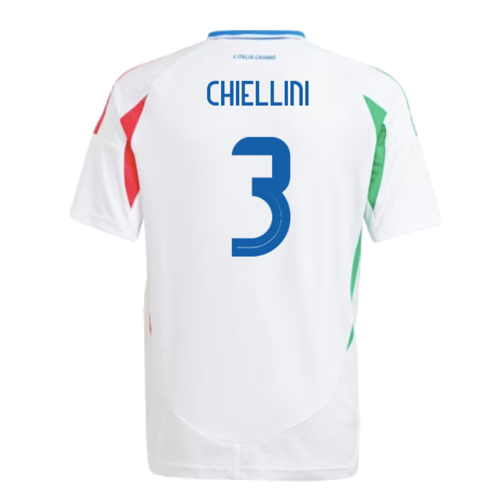 2024-2025 Italy Away Shirt (Kids) (CHIELLINI 3)