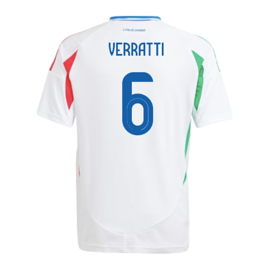 2024-2025 Italy Away Shirt (Kids) (VERRATTI 6)