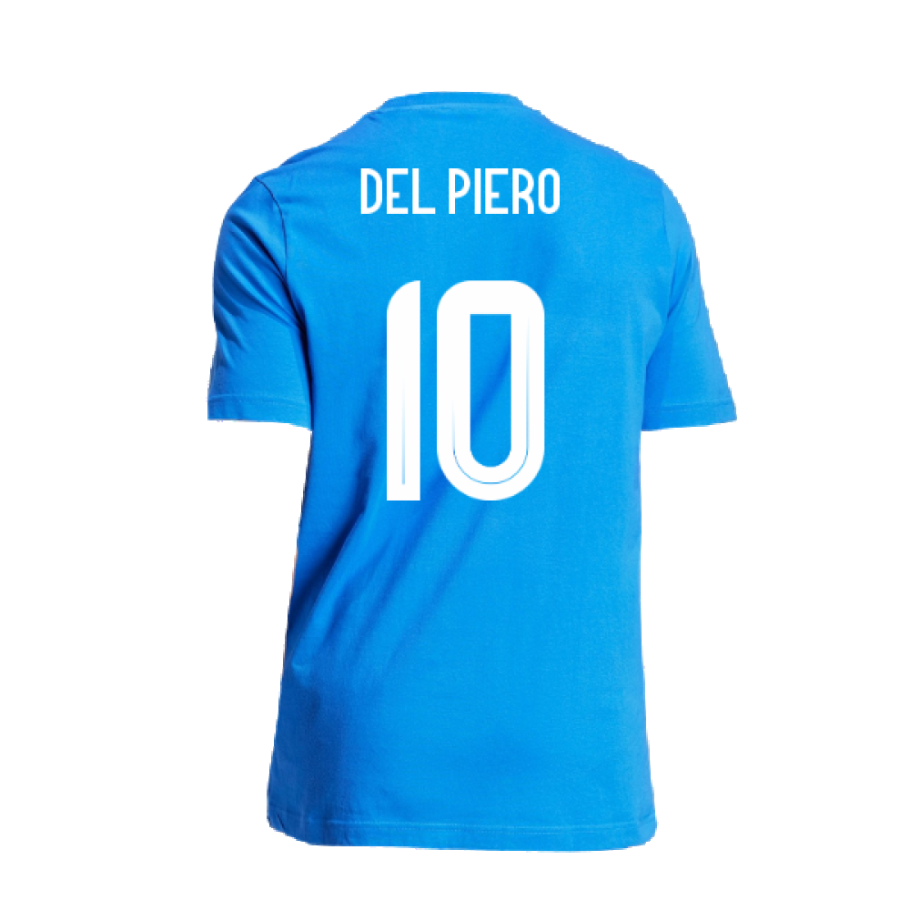 2024-2025 Italy DNA Graphic Tee (Blue) (DEL PIERO 10)