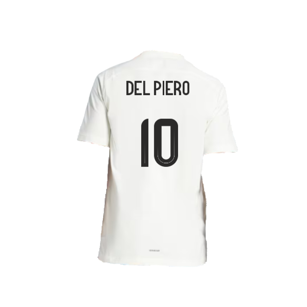 2024-2025 Italy DNA Graphic Tee (White) (DEL PIERO 10)