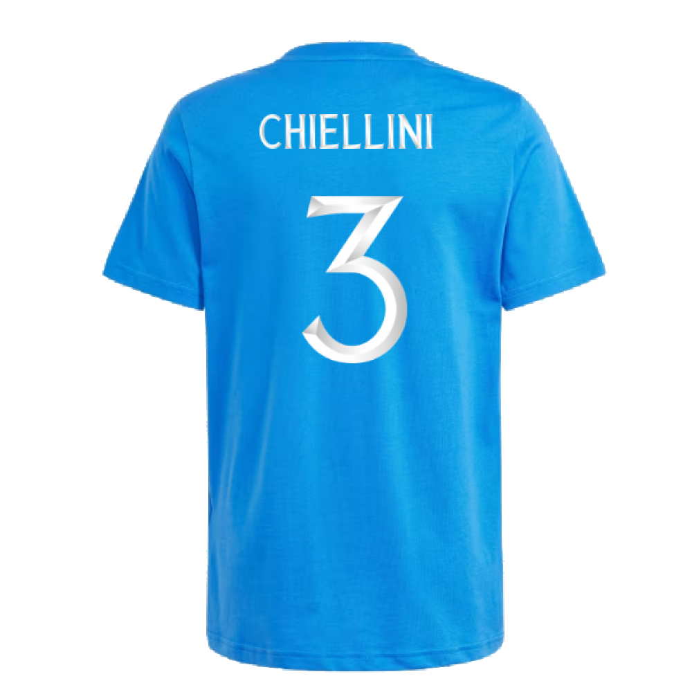 2024-2025 Italy DNA Tee (Blue) - Kids (CHIELLINI 3)