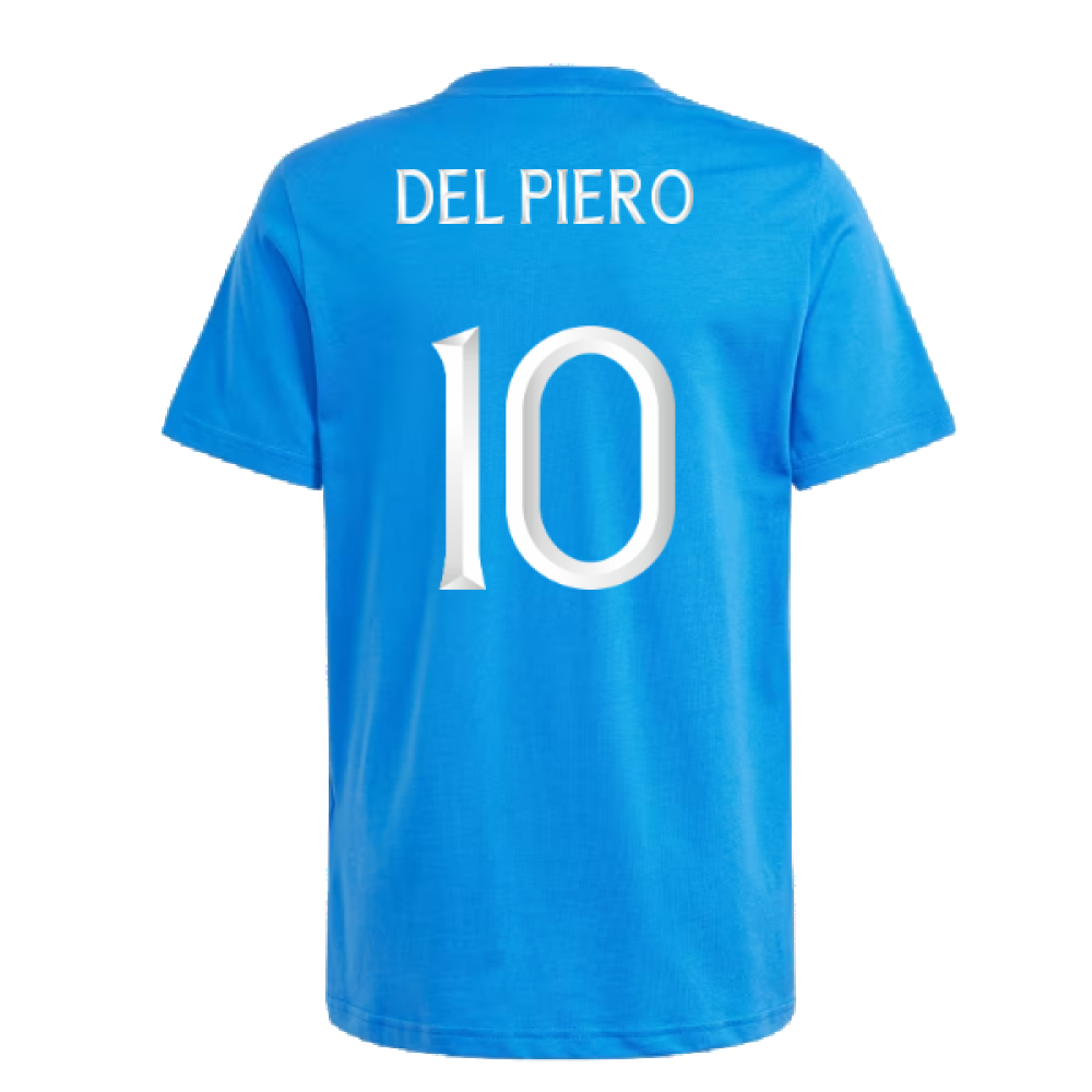 2024-2025 Italy DNA Tee (Blue) - Kids (DEL PIERO 10)