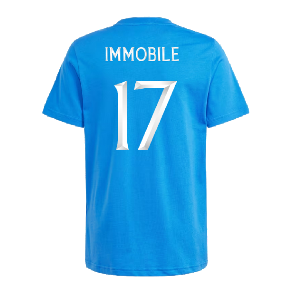 2024-2025 Italy DNA Tee (Blue) - Kids (IMMOBILE 17)