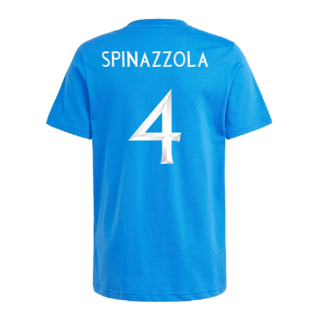 2024-2025 Italy DNA Tee (Blue) - Kids (SPINAZZOLA 4)